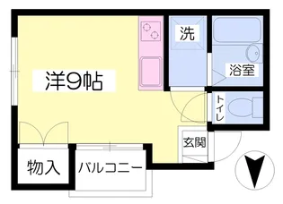 おおやけハイツ【202号室】の間取り
