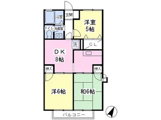 ことぶきハイツA【102号室】の間取り
