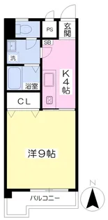 アリストグランキューブ【206号室】の間取り
