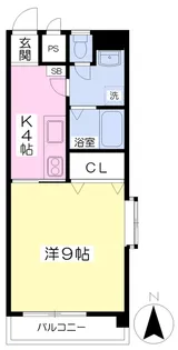 アリストグランキューブ【307号室】の間取り
