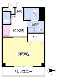 シェールY’s【205号室】の間取り