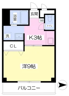 シェールY’s【303号室】の間取り