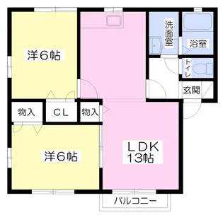 ティエラ南光台【201号室】の間取り