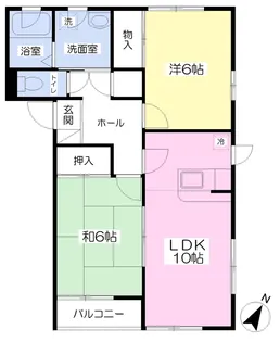 ALIVIO A【2階】の間取り