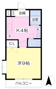 サンライズ【103号室】の間取り