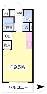 LIBRA S−Ⅱ【106号室】の間取り