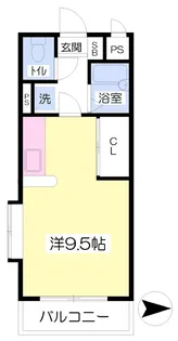 LIBRA S−Ⅱ【407号室】の間取り