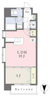 レジデンス三番町弐番館【206号室】の間取り