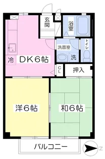 フォブール堀川【202号室】の間取り