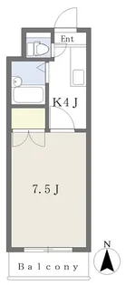 メゾン・ドゥ・ルアン【305号室】の間取り
