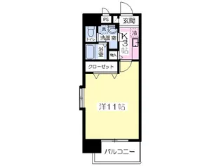グリーンハイツ柳井町【501号室】の間取り