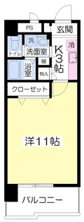 グリーンハイツ柳井町【503号室】の間取り