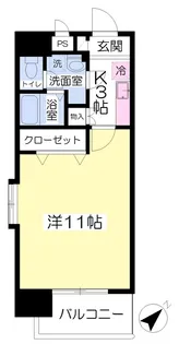 グリーンハイツ柳井町【1301号室】の間取り