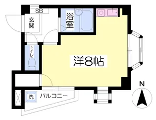 αNEXT南江戸【210号室】の間取り