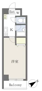 APEX FLAT R【408号室】の間取り