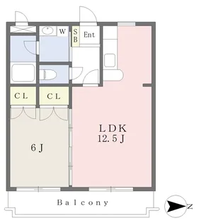 ゴーシハイツ【104号室】の間取り