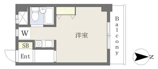 サンモリッツ小倉弐番館【502号室】の間取り