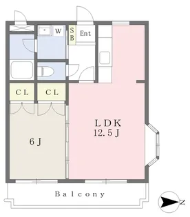 ゴーシハイツ【306号室】の間取り