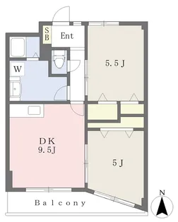 ピカデリーサーカス7ラックⅡ【302号室】の間取り