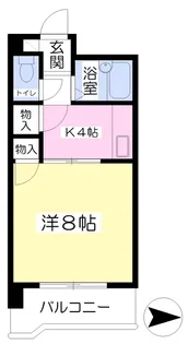 てらかわビル【203号室】の間取り