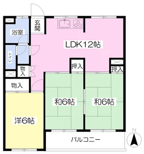 エムワイ小坂【403号室】の間取り