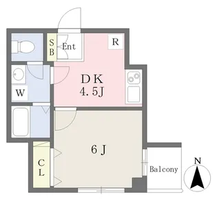 坂元町OMORIビル【403号室】の間取り