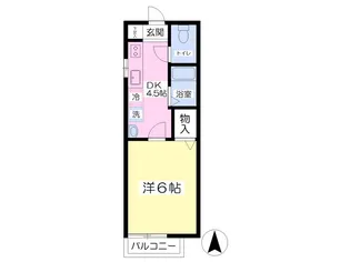 フォレスト正円寺【203号室】の間取り