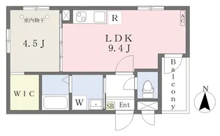 MOVE堀田【303号室】の間取り