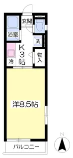 レトア・シャルマン【103号室】の間取り