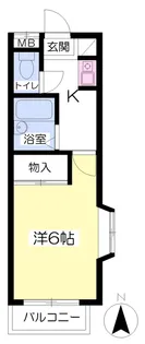 とまとⅡ【201号室】の間取り