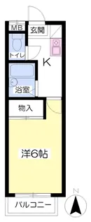 とまとⅡ【203号室】の間取り