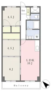 ACTY梅本Ⅰ【202号室】の間取り