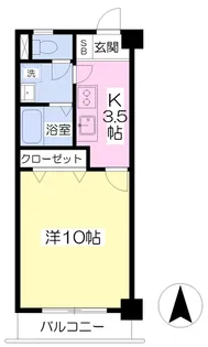 フォルテ小坂【802号室】の間取り