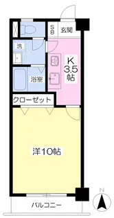 フォルテ小坂【902号室】の間取り