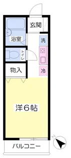 セジュールM【203号室】の間取り