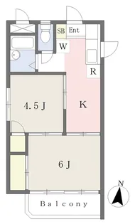 SUNRISE土屋【105号室】の間取り