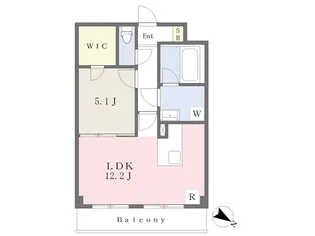 ル・ミディ【402号室】の間取り