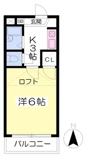 TYK【204号室】の間取り