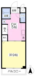 ミルバーグZERO【205号室】の間取り