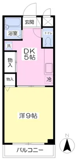 ミルバーグZERO【207号室】の間取り