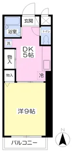 ミルバーグZERO【210号室】の間取り