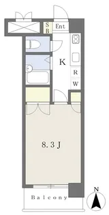 カステルベランジュ【205号室】の間取り