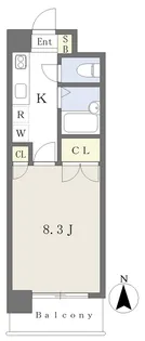 カステルベランジュ【302号室】の間取り
