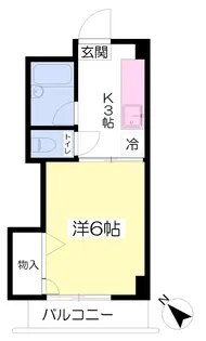ABCハイム久米【305号室】の間取り