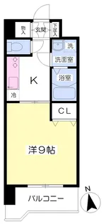 シルキーブリーズ山越【403号室】の間取り