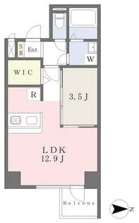 ユナイテッド勝山プレステージ【903号室】の間取り