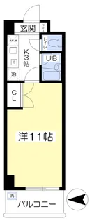 オーベルビル【906号室】の間取り