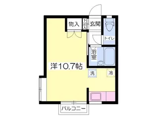 ヒルズ住吉B棟【102号室】の間取り