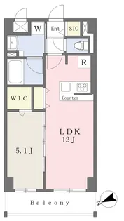 エスペーロたつの町【103号室】の間取り