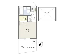 オークパレス3号館【103号室】の間取り